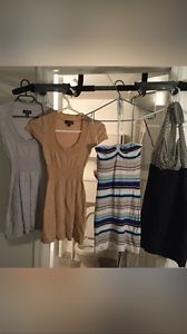 Bebe and guess and others. 7 dress lot