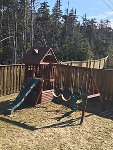 Big Backyard- Ridgeview Clubhouse Swingset