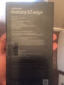 Brand new unopened rogers 32g Samsung galaxy s7 edge