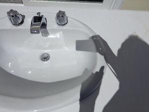 Ceramic bathroom sink