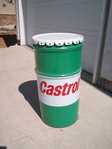 Collectable Castrol Oil drum empty with lid never had oil in