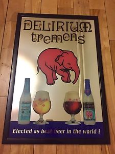 Collectible Delirium Beer Mirror