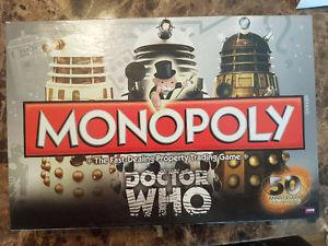 Doctor Who 50th Anniversary Monopoly - $30
