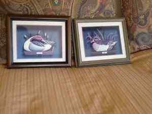 Duck prints, professionally framed