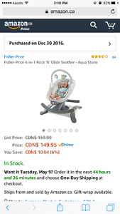 Fisher price baby swing