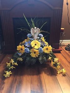 Fleur pour pierre tombale/headstone floral arrangement