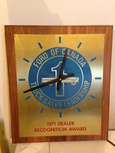 Ford of Canada  Dealer Recognition Clock