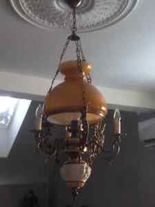 German antique chandelier