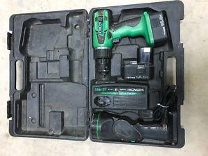 Hitachi 14.4 Volt Drill, with two batteries and flashlight