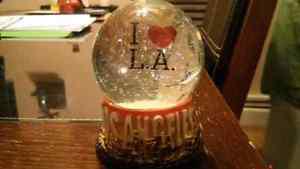 I "love" L.A. snow globe