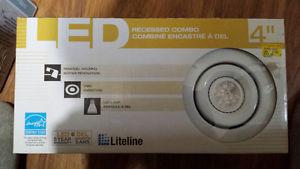 LED 4" Recessed Combo Light