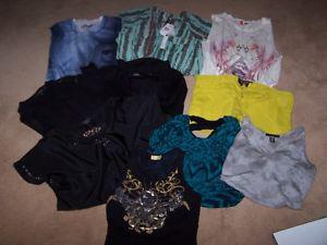 LOT OF "GUESS" GUCCI" "BUFFALO" ETC.... SIZE S.ONE PRICE.