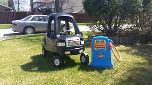 Little tikes truck and gas pump