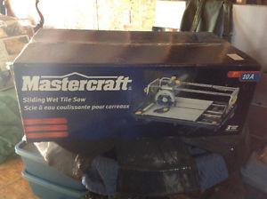 Master craft tile saw (New)