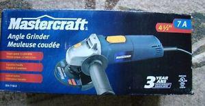 Mastercraft Angle Grinder 7A 4.5 inch with diamond blade