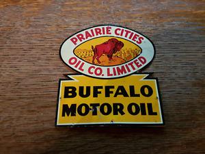 Original Buffalo Motor Oil sign