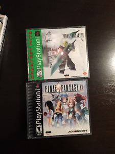 PS1 Final Fantasy VII and IX