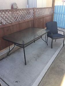 Patio Table And 6 Chairs With Cushions