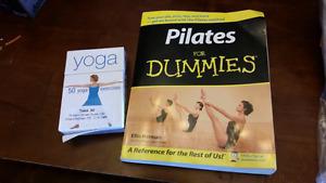 Pilates & exercise ball for dummies books and yoga cards