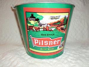Pilsner beer ice bucket.$5.00.