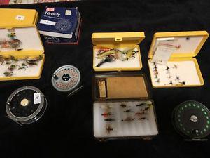 Reels, Fly Reels, Wet and dry flies, streamers,bugs and