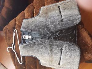 SEAL FUR VEST AND ORGANIZER COVER