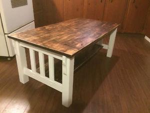 Shabby chic style coffee table