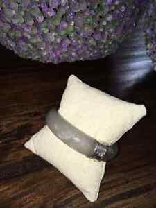 Silpada Chunky Silver Resin Bracelet