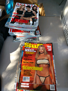 Stuff and Maxin magazines