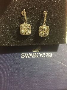 Swarovski earrings- new