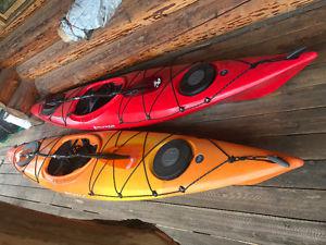 Tsunami Kayaks and H2O paddles