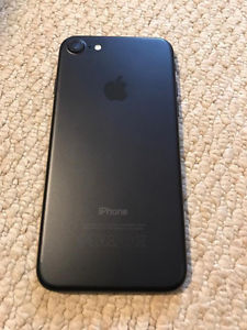 Unlocked Matt black 128 GB iPhone 7
