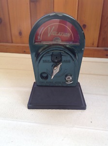 Vintage Parking Meter Bank