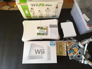 Wii Game System with Fitt Plus