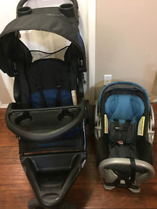  baby trend jogging stroller and car seat