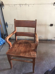 solid wood chair