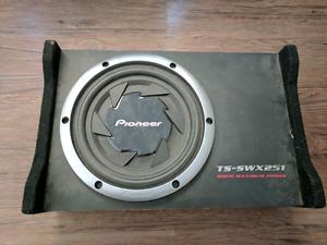 10" subwoofer and amp