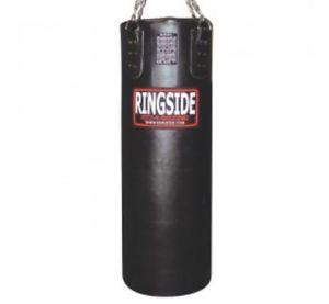 100 lbs Leather Ringside Boxing Bag, Boxing gloves included