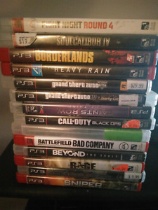 13 ps3 games! PRICE REDUCED!!!