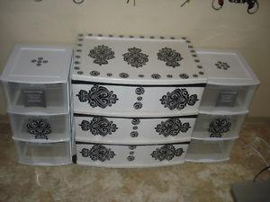 3 Piece Plastic Storage Units -- BUNDLE