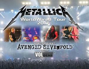 4 Metallica Floor tickets with copy of new CD