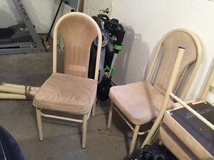 4 used dining chairs