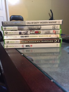 6 Games for XBOX 360