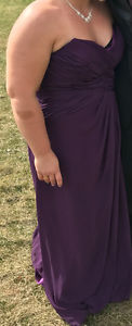Beautiful Purple Bridesmaid Dress