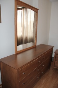 Bed and dressers (2)