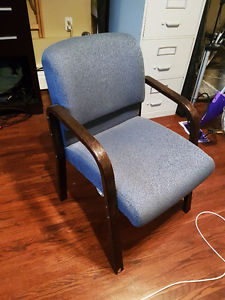 Blue chairs (x2) for home or office! $30 each OBO