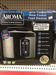 Brand New Aroma Rice Cooker/Slow Cooker/Food Steamer