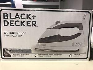 Brand New Black and Decker Quick Press Iron