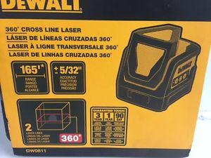Brand New Dewalt Cross Line Laser 360 degrees (Retails for