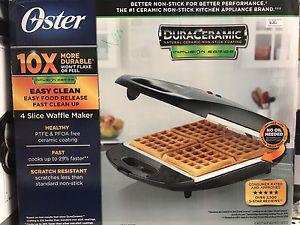Brand New Oster DuraCeramic Waffle Maker